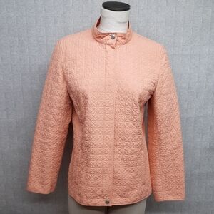 Talbots Peach Quilted Women's Jacket